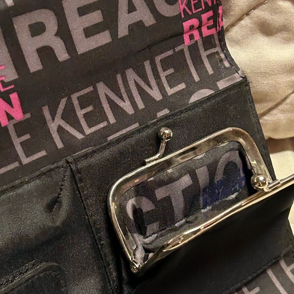 Reaction Kenneth Cole Purple Wallet -billfold - Credit Card - Coin Purse - Cell - Picture 5 of 11